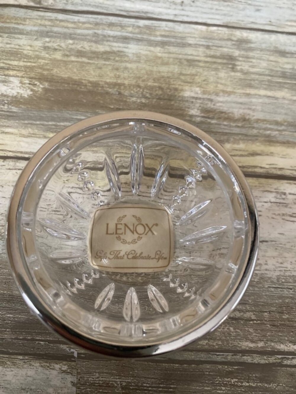 Lenox Crystal Egg Trinket Boxes Diamonds & Pearls Made in Germany Set of 2 - Picture 12 of 16